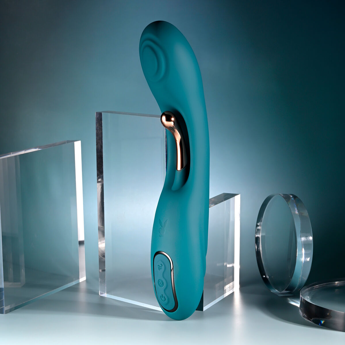 Dual Stimulation Vibrator Evolved Playboy Verde
